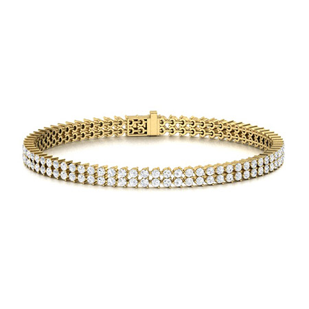 Syble Lab-Created Prong Set  Diamond Bracelet