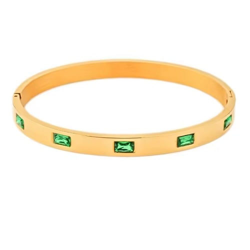 1.5 Ct Emerald Cut Reyanne  Gemstone Bracelets in Silver 925