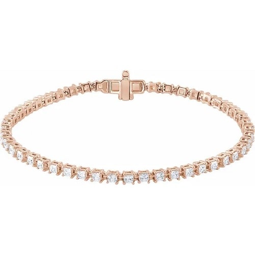 Robynn Natural 4 Prong  Diamond Bracelet