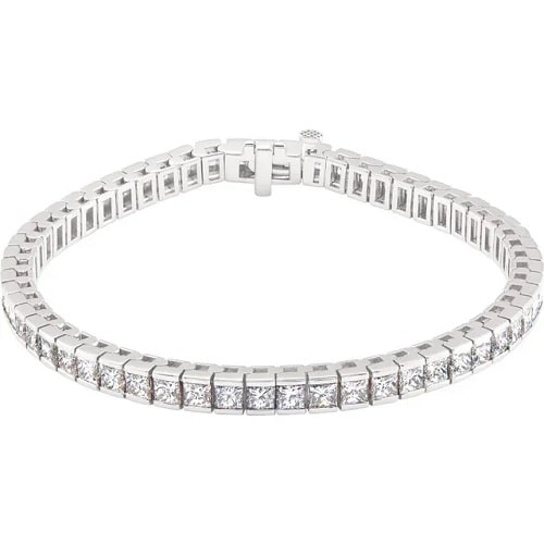 Sarabeth Natural Channel Set  Diamond Bracelet