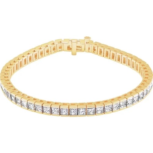 Sarabeth Natural Channel Set  Diamond Bracelet
