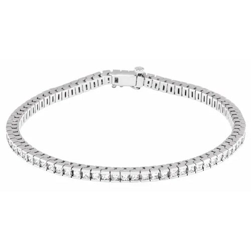 Rosana Natural Channel Set  Diamond Bracelet