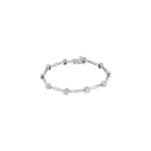 Shelanda Natural Bezel Set  Diamond Bracelet