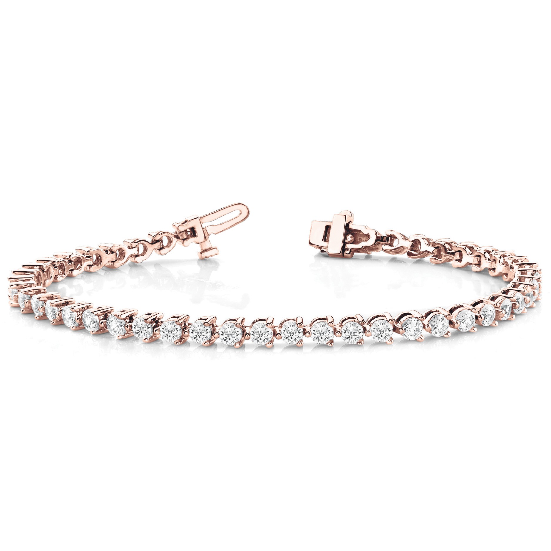 Ronni Natural 3 Prong  Diamond Bracelet