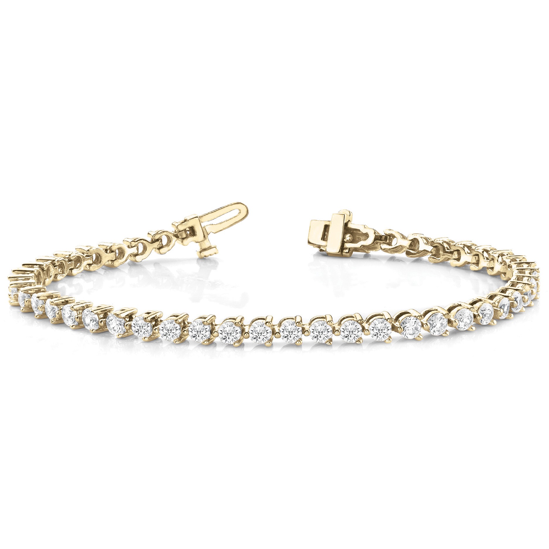 Ronni Natural 3 Prong  Diamond Bracelet