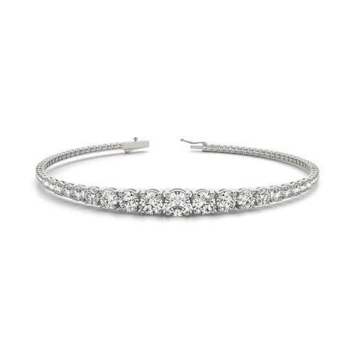 Renne Natural 4 Prong  Diamond Bracelet