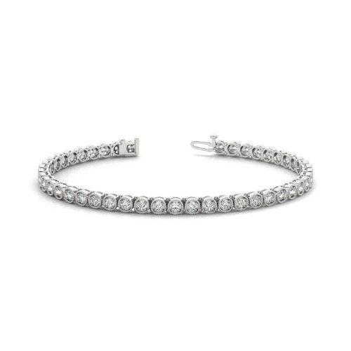 Pollie Natural 4 Prong  Diamond Bracelet