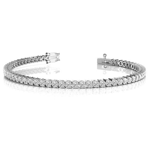 Rosemary Natural 2 Prong  Diamond Bracelet