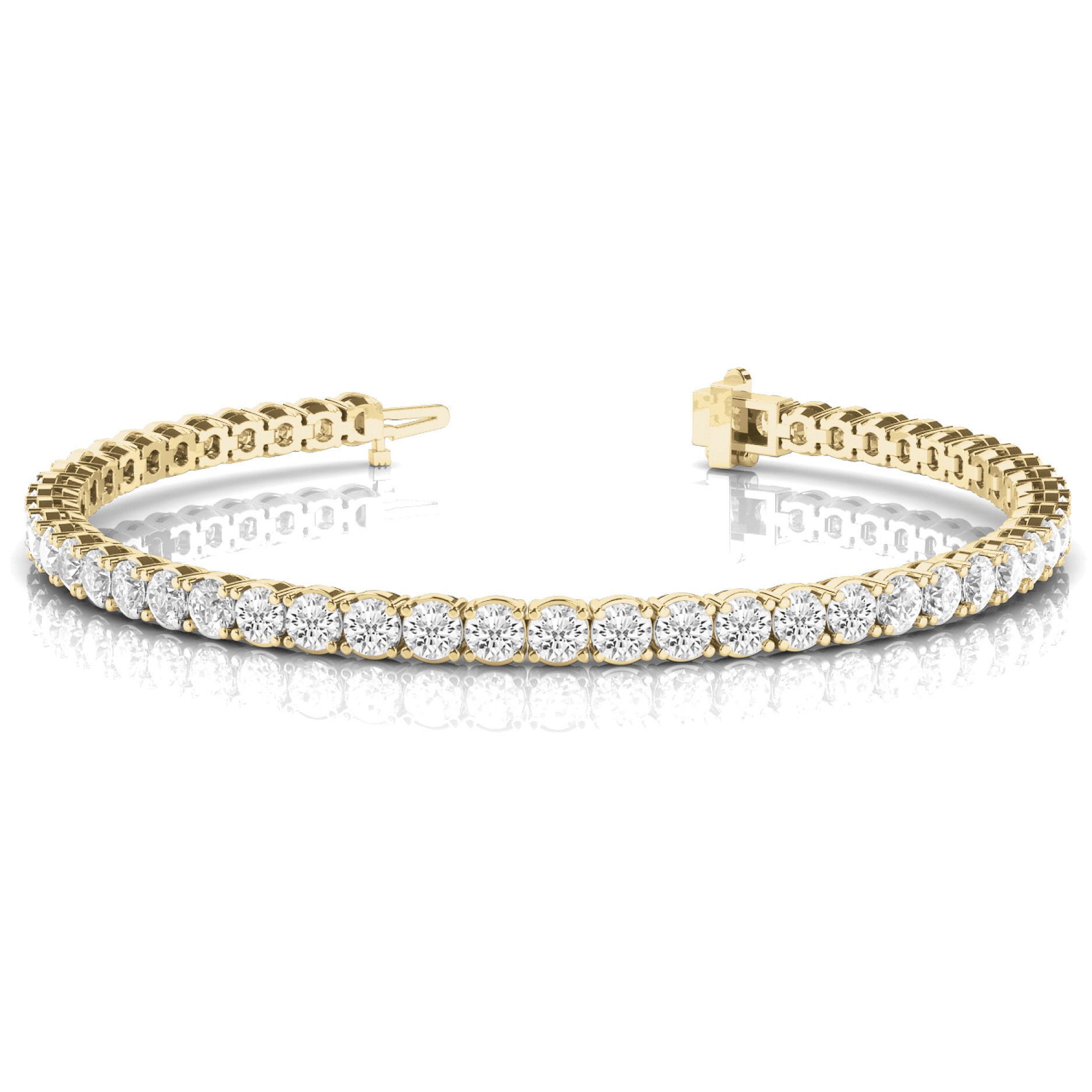 Rashel Natural 4 Prong  Diamond Bracelet