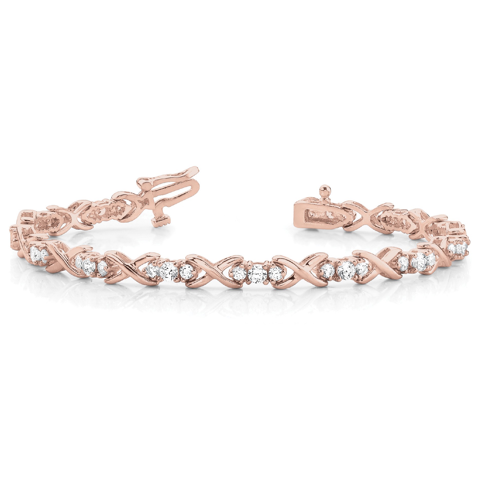 Rianna Natural XO  Diamond Bracelet