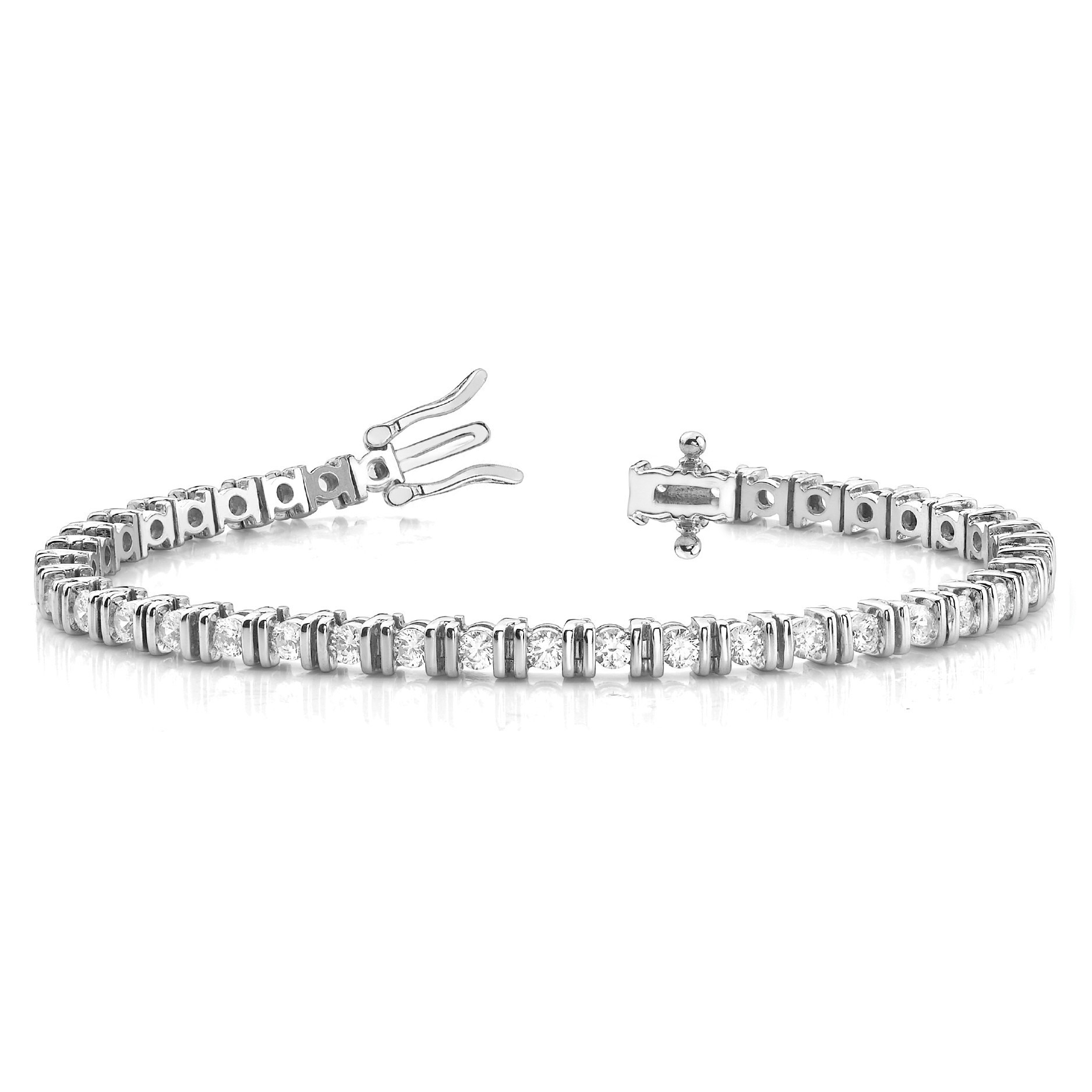 Rayanne Natural Bar Set  Diamond Bracelet