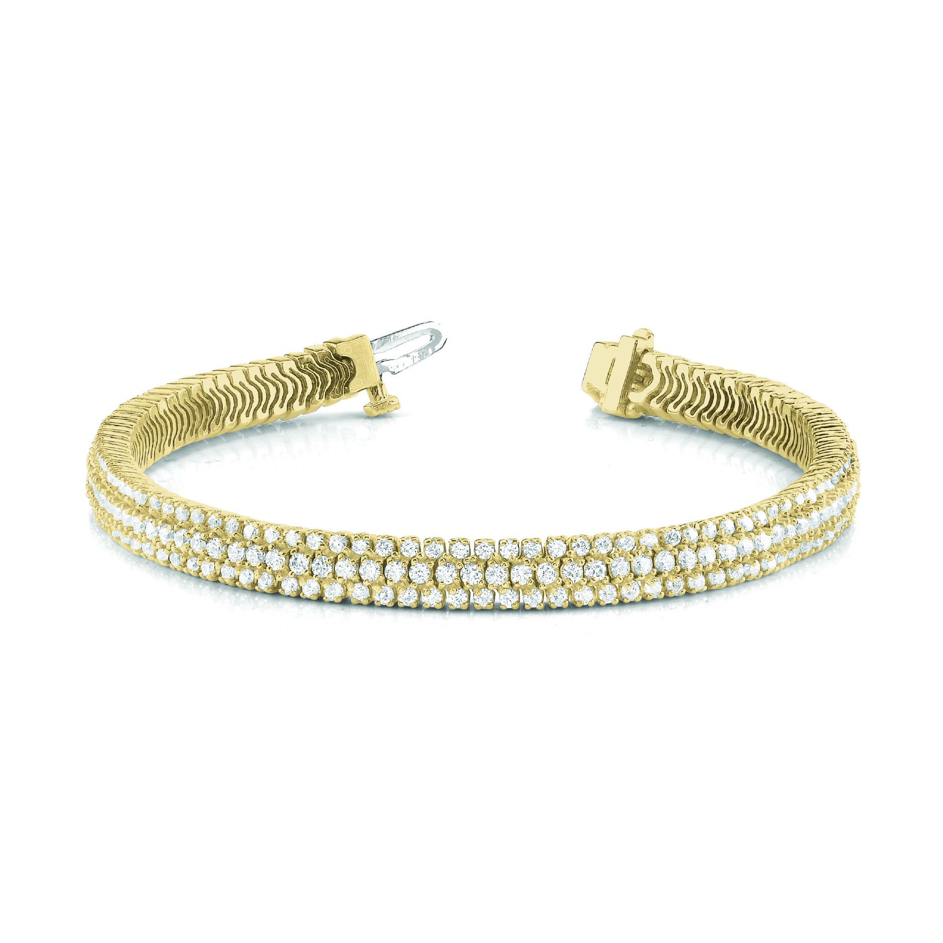 Suky Natural Prong Set  Diamond Bracelet
