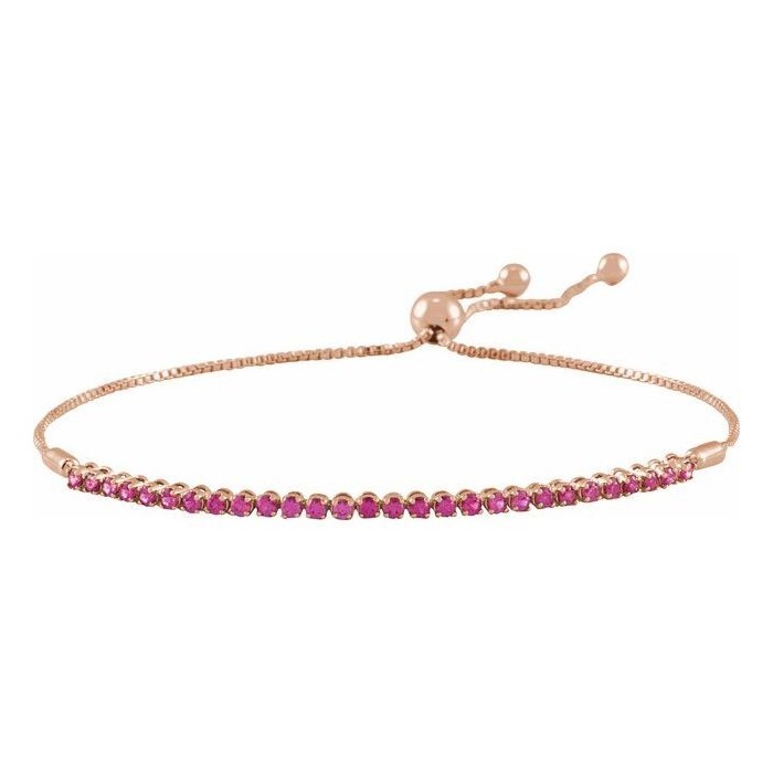 Tresa Natural Ruby  Diamond Bracelet