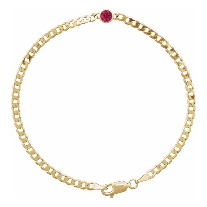 Torrin Natural Ruby  Diamond Bracelet