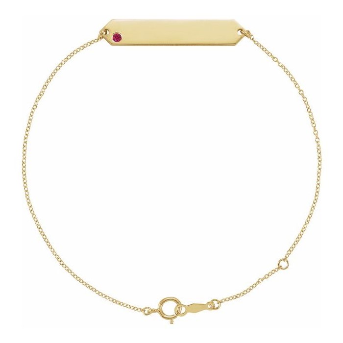 Tosha Natural Ruby  Diamond Bracelet