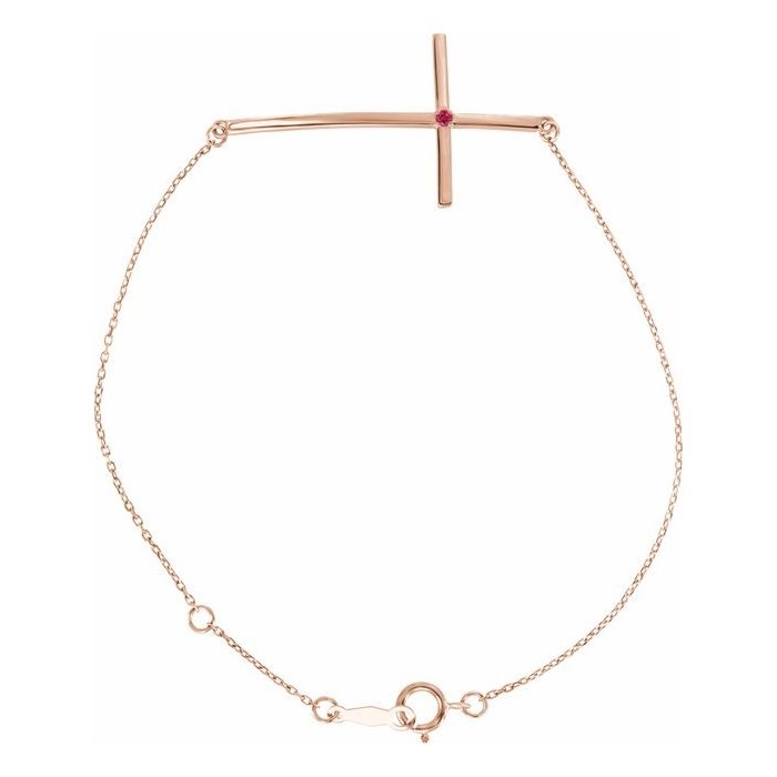 Tallis Natural Ruby  Diamond Bracelet