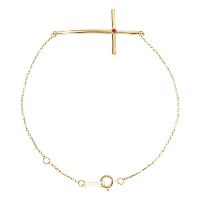 Tallis Natural Ruby  Diamond Bracelet