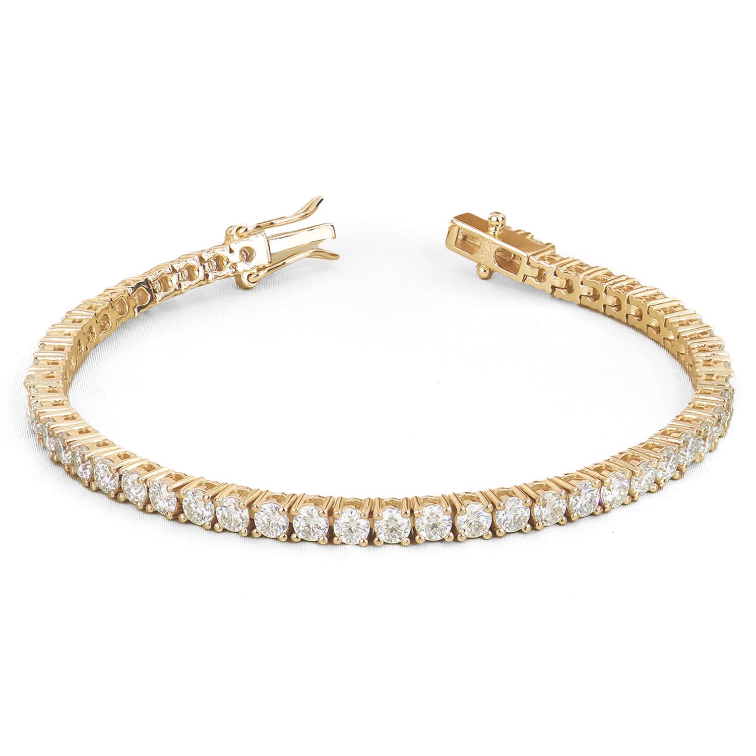 Renie Natural 4 Prong  Diamond Bracelet