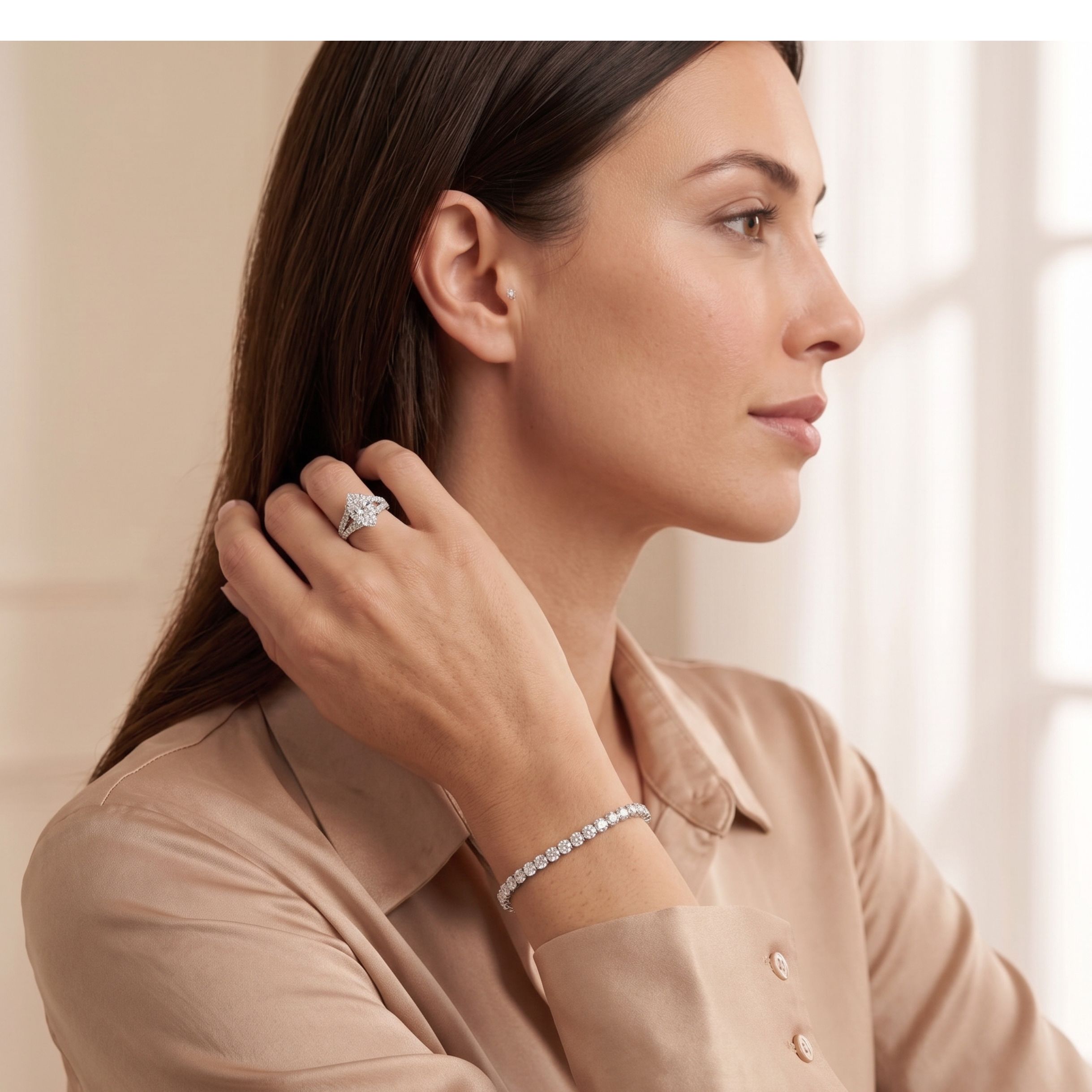 Paityn 4 Prong Tennis Diamond Bracelet | Sunshine Diamonds