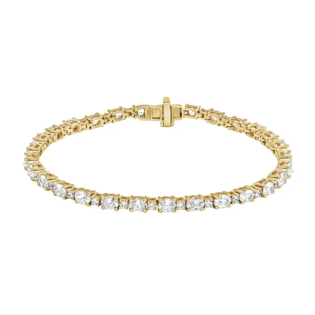 Suzanna Natural 4 Prong  Diamond Bracelet