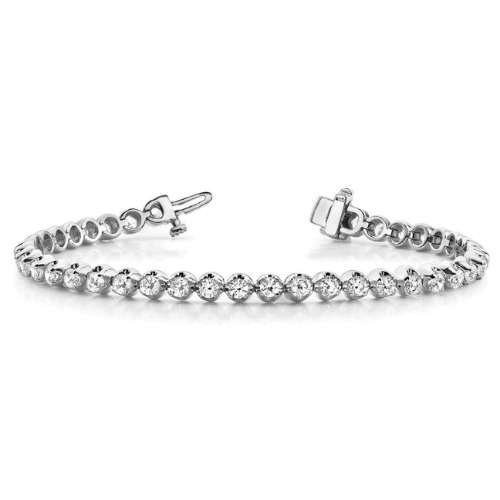 Roselynn Natural Bezel Setting  Diamond Bracelet