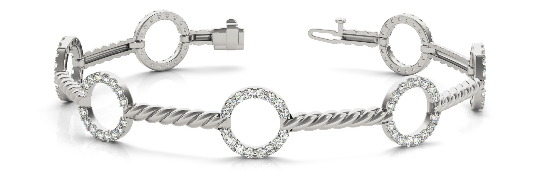 Callum Natural  Diamond Bracelet