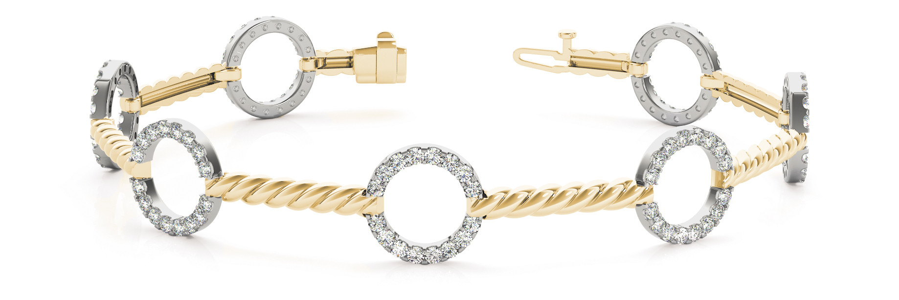 Callum Natural  Diamond Bracelet