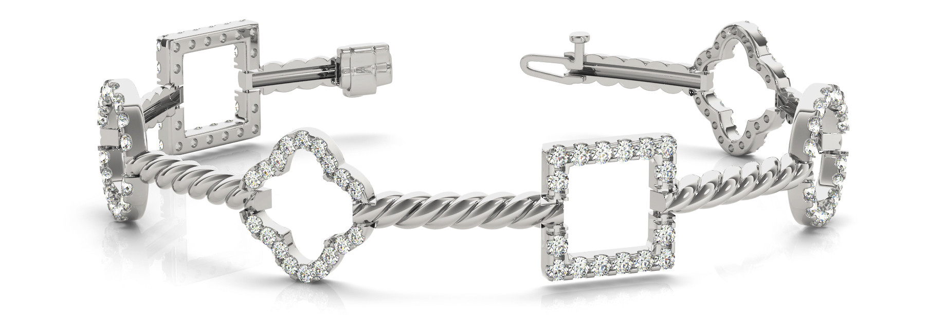 dyaln Natural  Diamond Bracelet