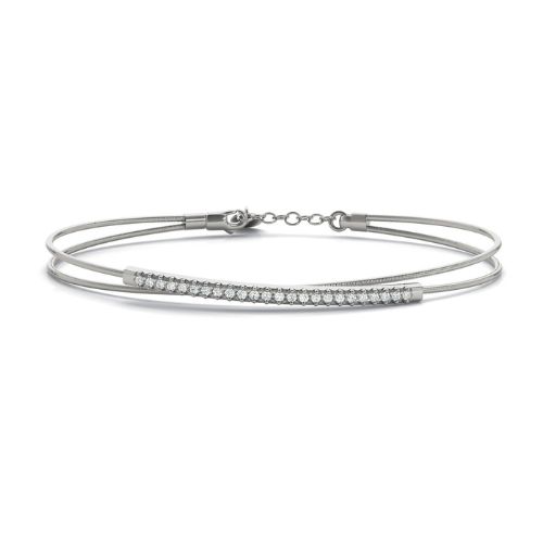 Chloe Lab Grown Diamond Bangle Bracelet