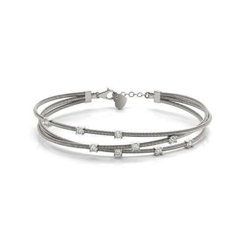 Oliver Lab Grown Diamond Bangle Bracelet