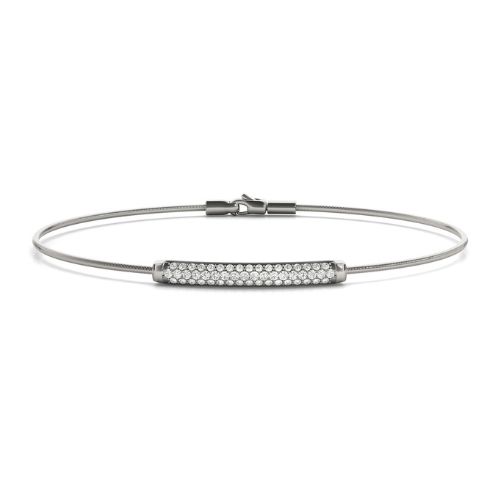 Pepper Lab Grown Diamond Bangle Bracelet