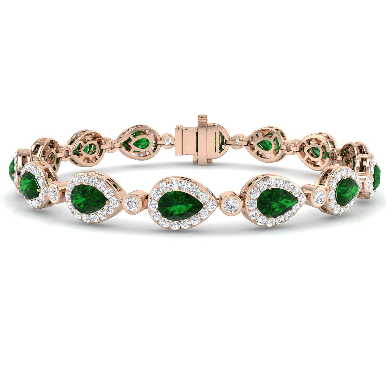 Emerald Diamond Bracelet