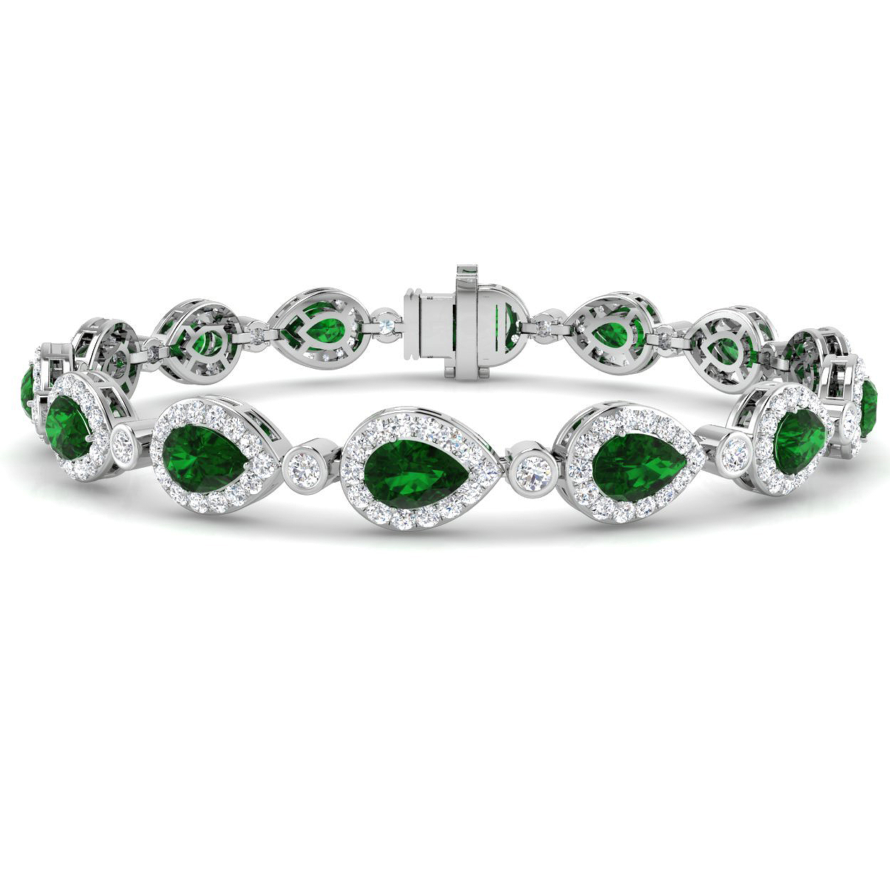 Gemstone Diamond Bracelet