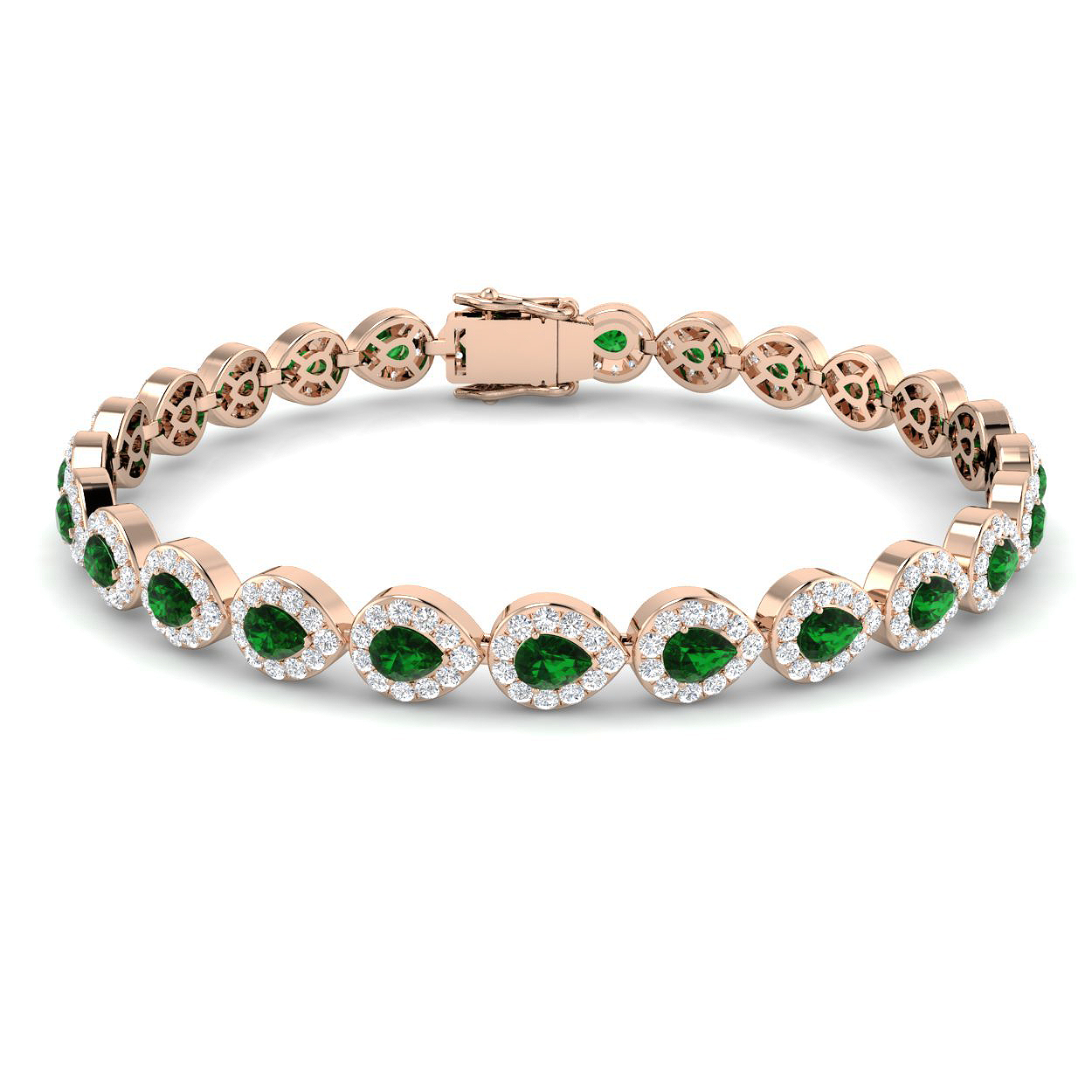 Emerald  Diamond Bracelet