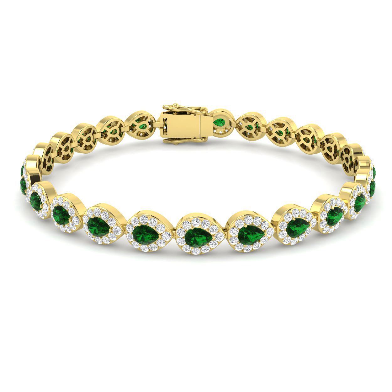 Emerald  Diamond Bracelet
