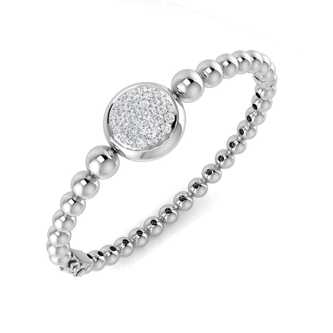 Sulcya Lab-Created Pave set Diamond Bracelet