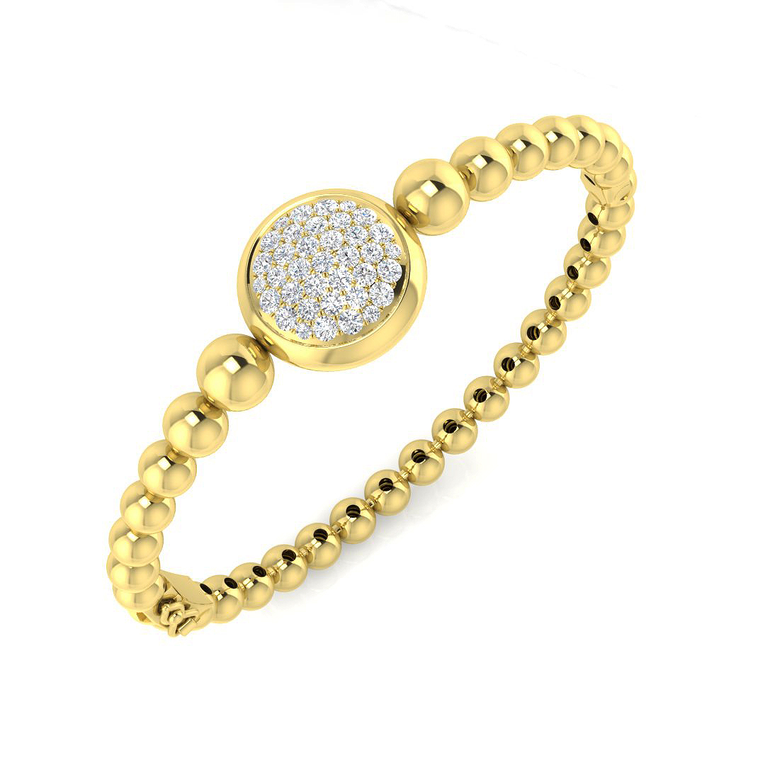 Sulcya Lab-Created Pave set Diamond Bracelet