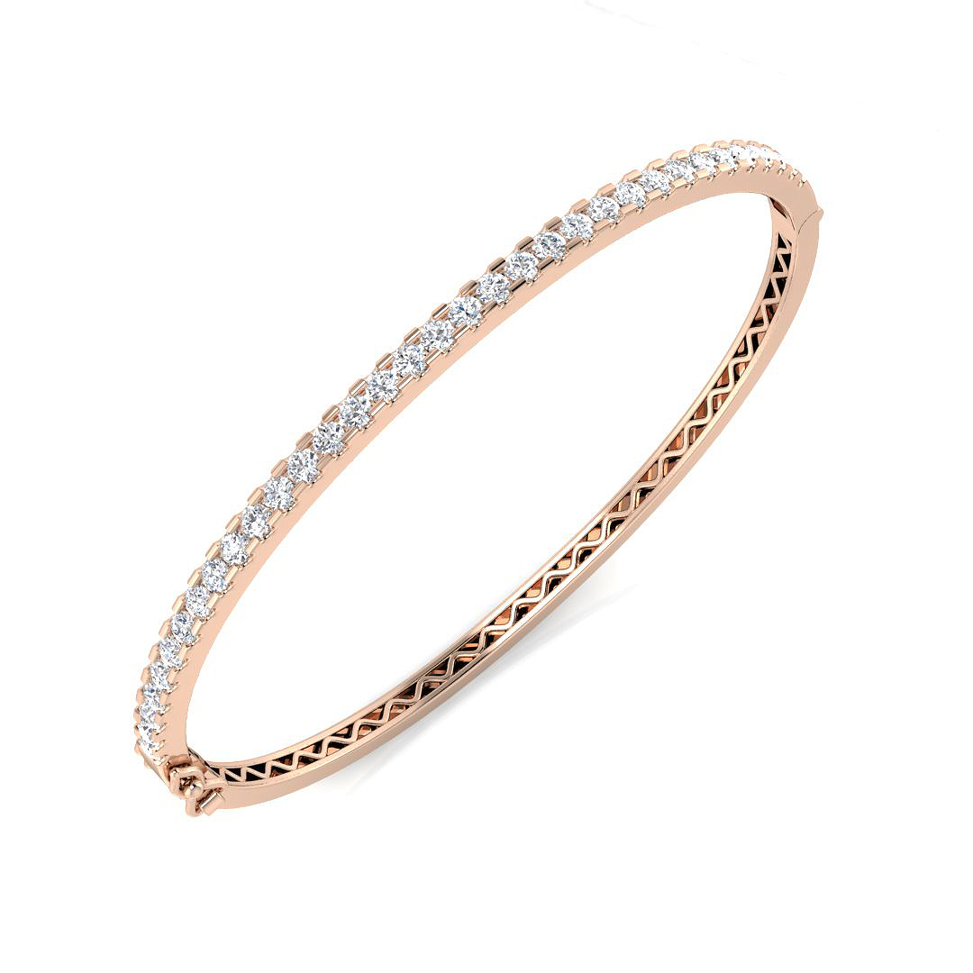 saira Lab-Created Channel Set Diamond Bracelet