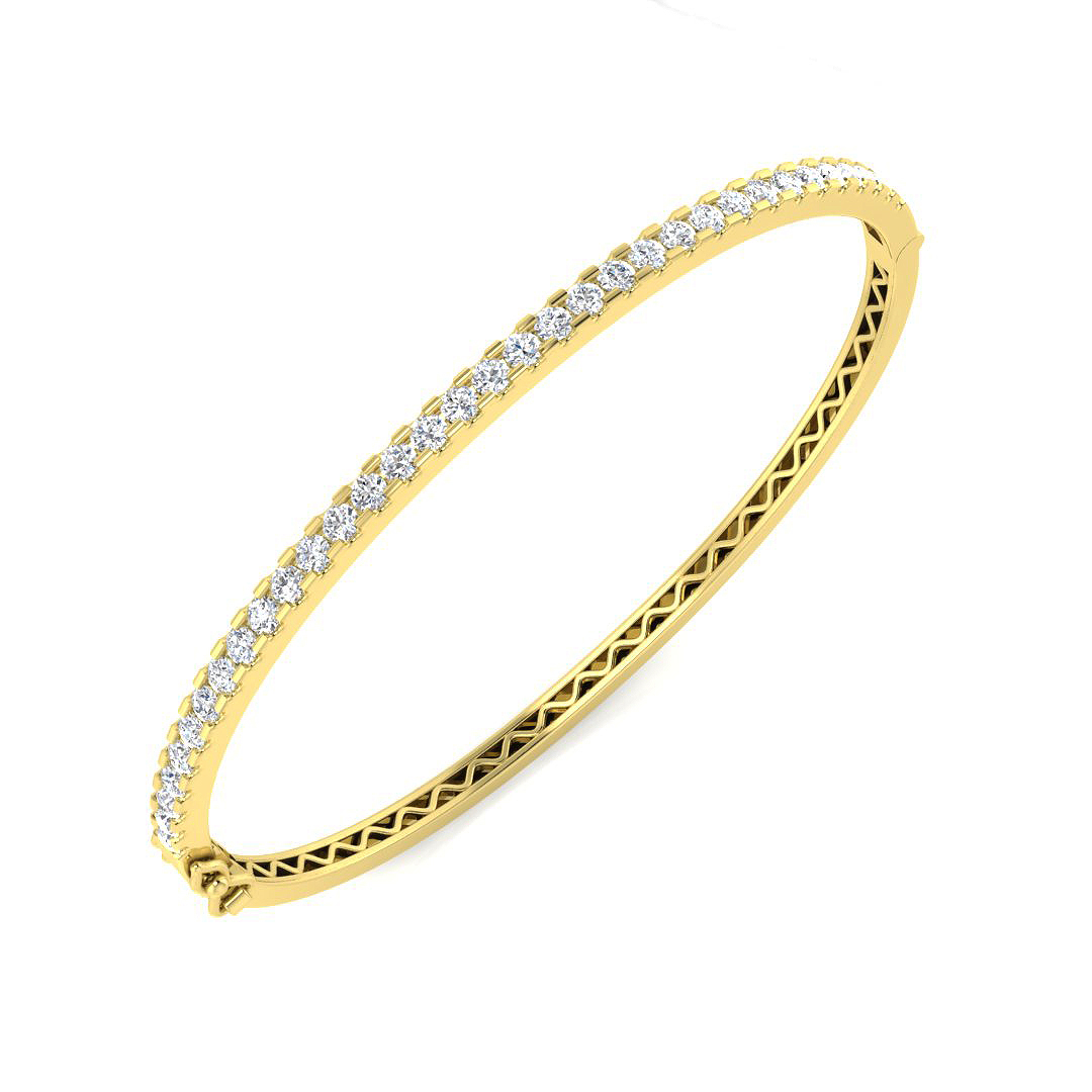 saira Lab-Created Channel Set Diamond Bracelet