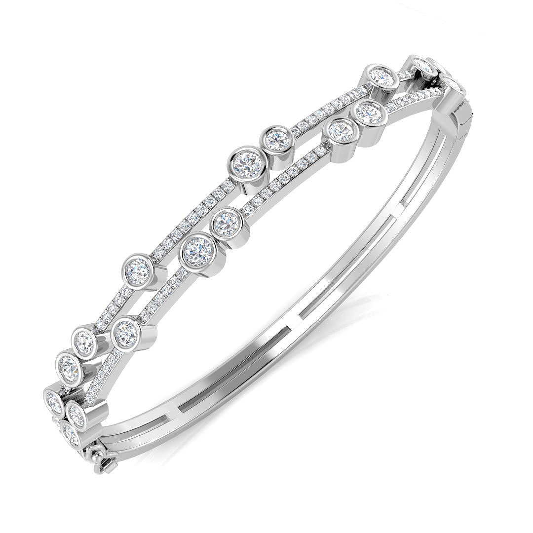 SunshineDiamonds Diamond Bangles Bracelets in 925