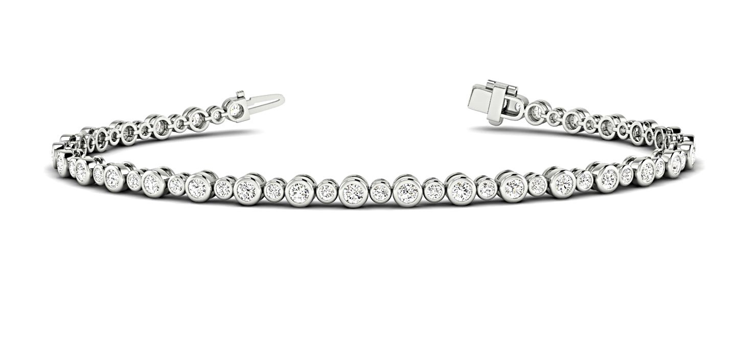 Juliette Natural Bezel Setting  Diamond Bracelet