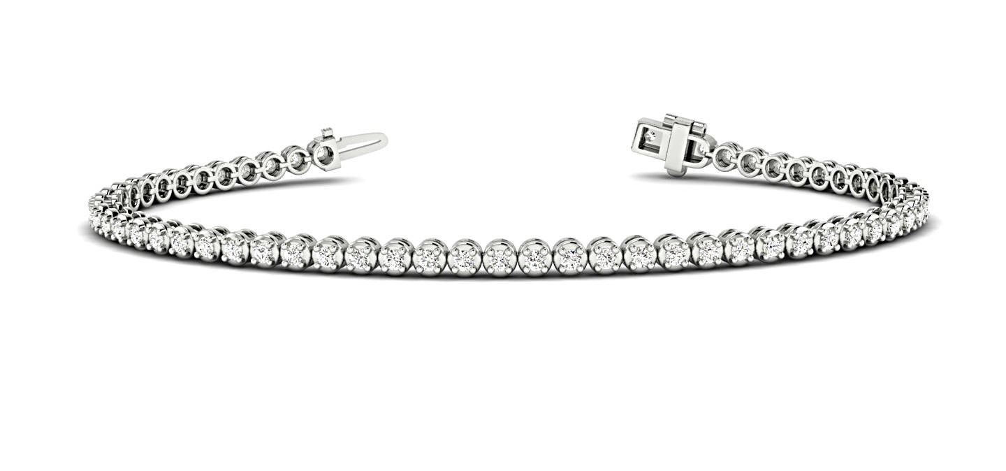 Tabitha 1.18 Carat Natural Prong Setting  Diamond Bracelet