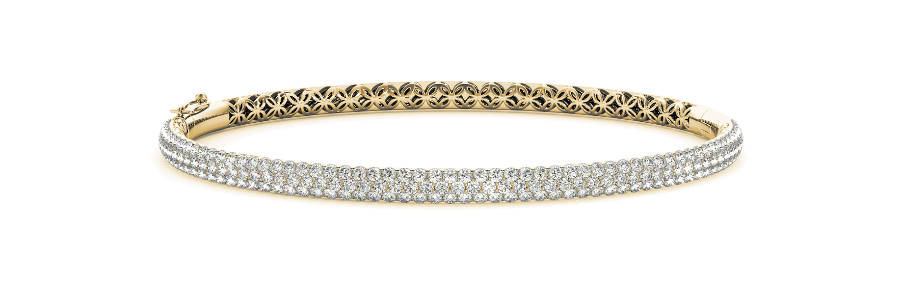 Viyana Lab-Created Pave Set Diamond Bracelet
