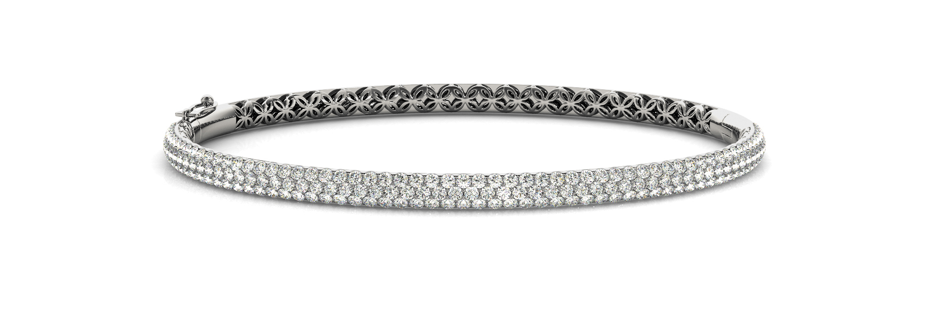 Viyana Natural Pave Set Diamond Bangle
