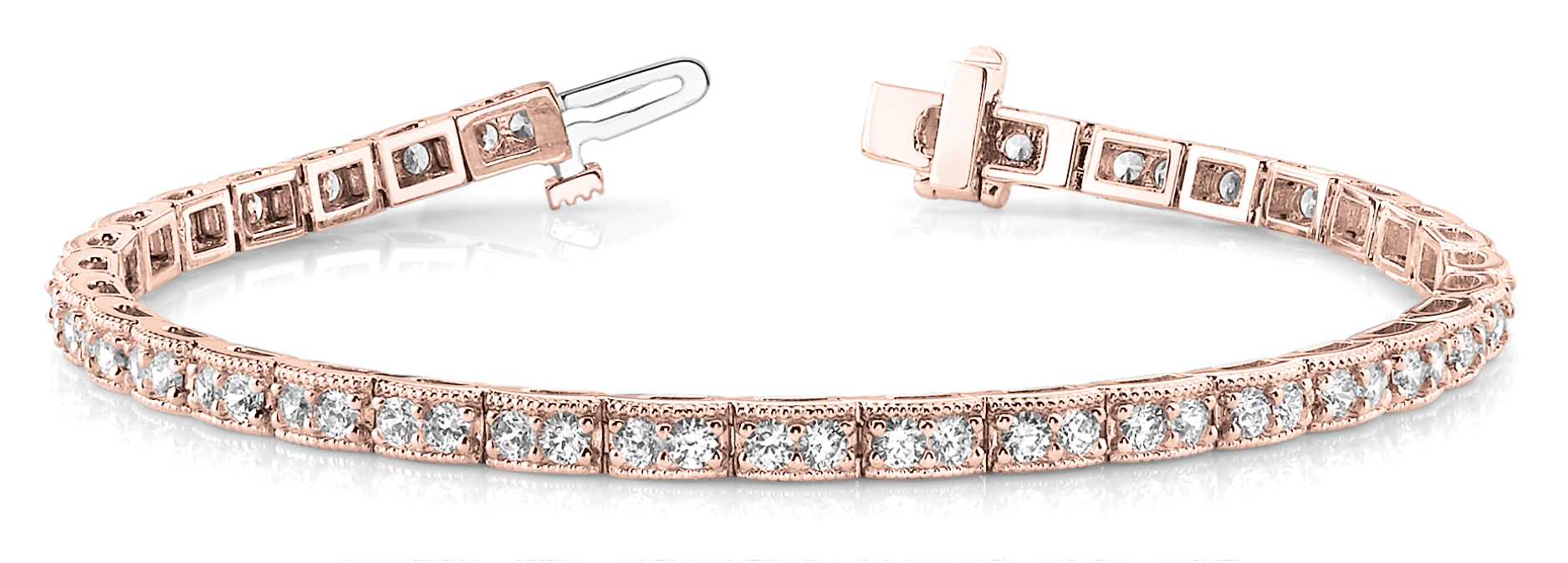 Maud Natural Bezel Setting  Diamond Bracelet