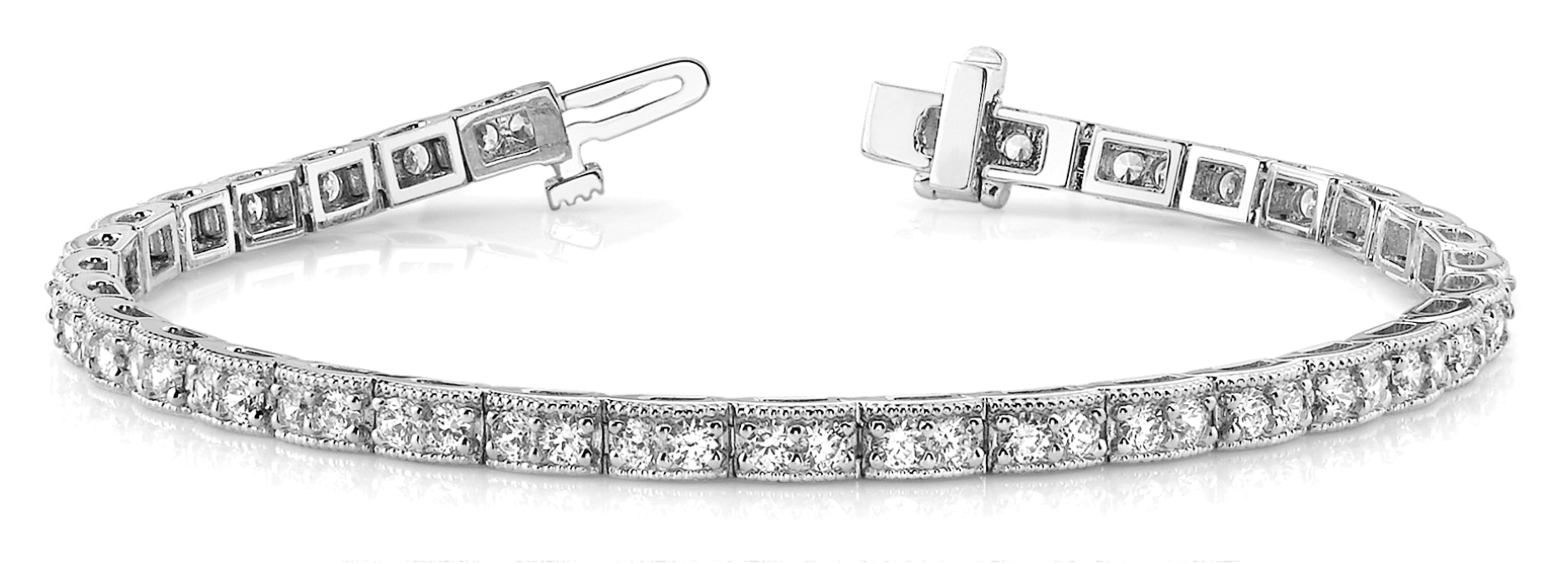 Maud Natural Bezel Setting  Diamond Bracelet
