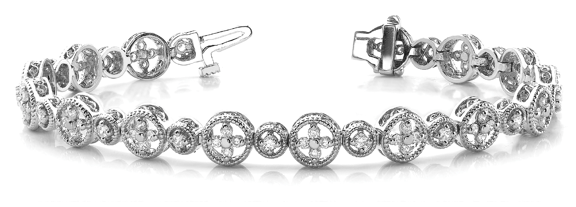 Bailey Natural Bezel Setting  Diamond Bracelet