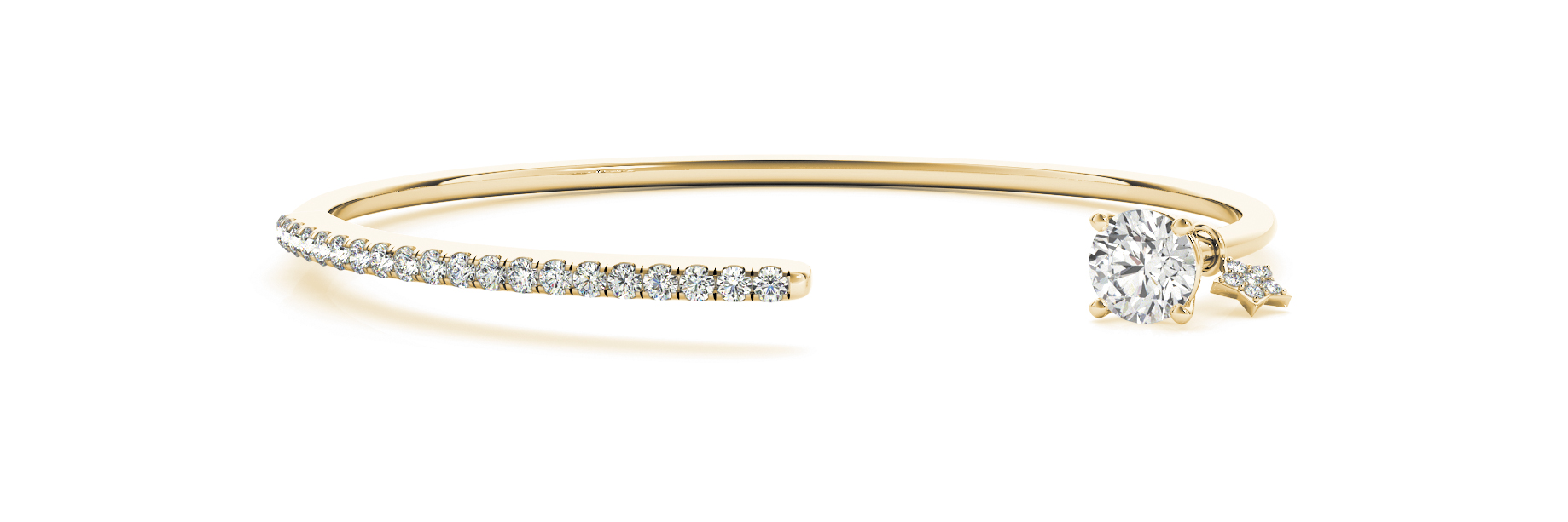 Vyla Lab-Created 4 Prong Set Diamond Bracelet
