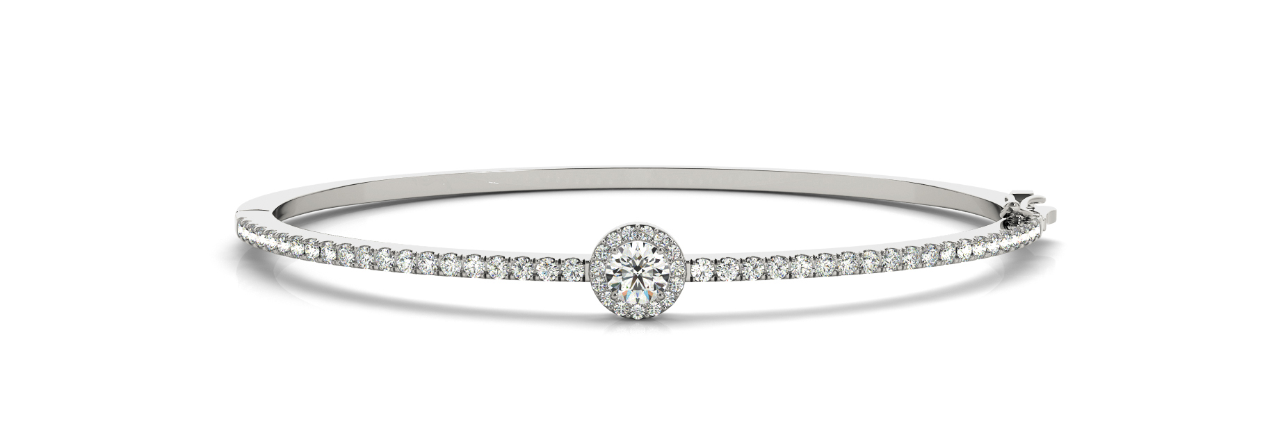 Aurora Natural Prong Setting  Diamond Bracelet