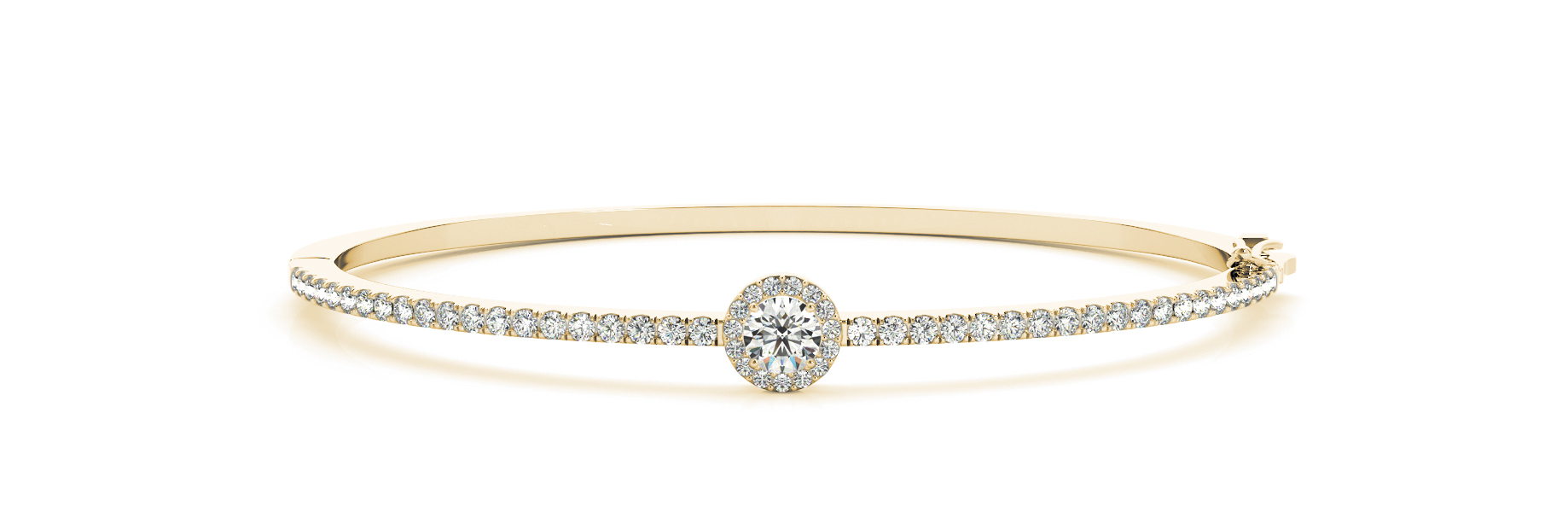 Aurora Natural Prong Setting  Diamond Bracelet